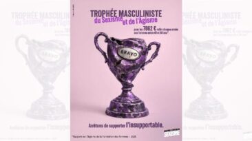 Trophée masculiniste du sexisme et de l’âgisme – campagne Ensemble contre le sexisme