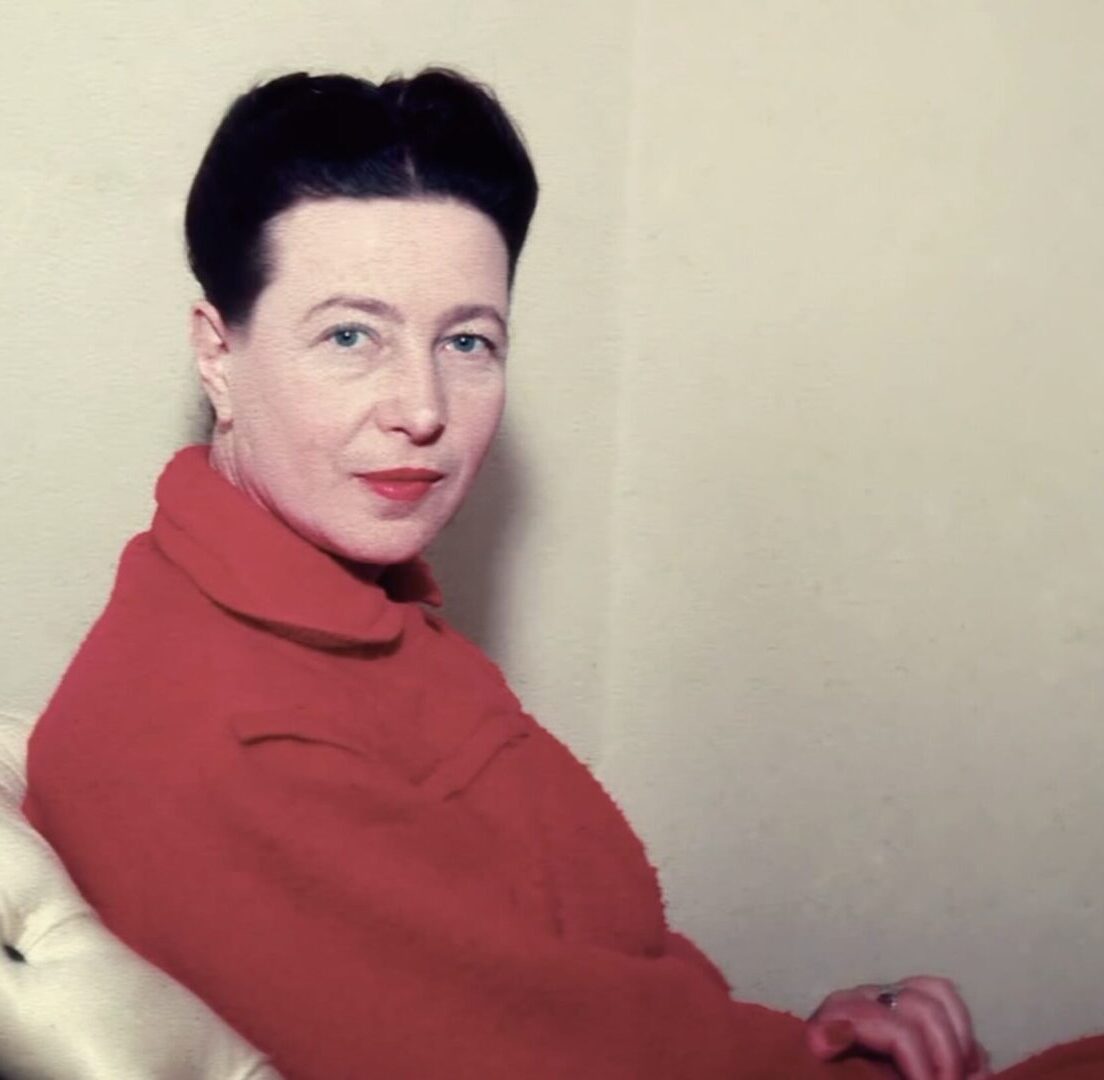 portrait de Simone de Beauvoir issu du documentaire SImone de Beauvoir : l'aventure d'être soi