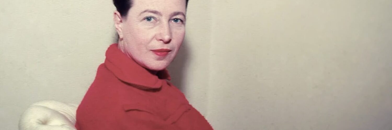 portrait de Simone de Beauvoir issu du documentaire SImone de Beauvoir : l'aventure d'être soi