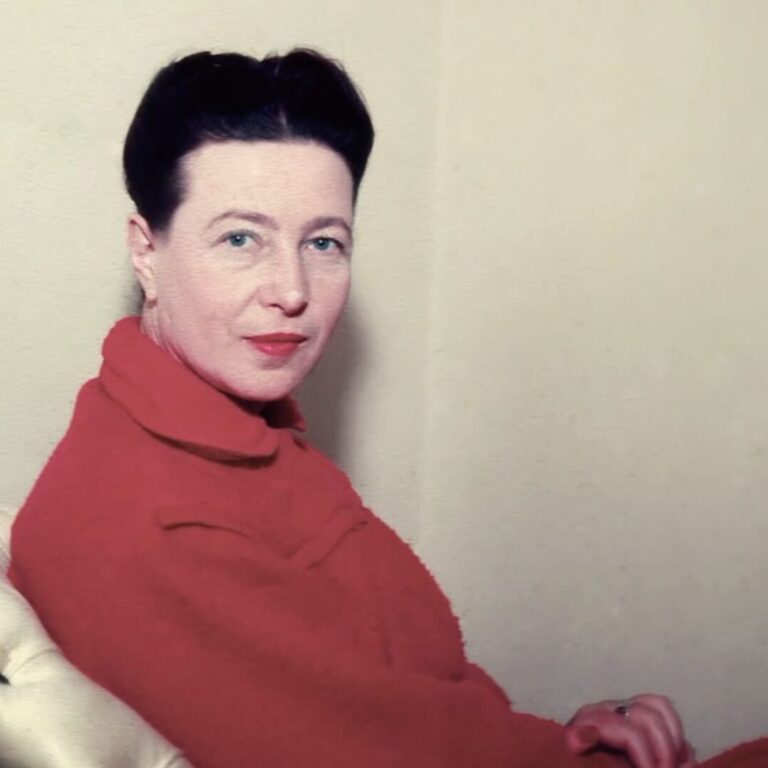 portrait de Simone de Beauvoir issu du documentaire SImone de Beauvoir : l'aventure d'être soi