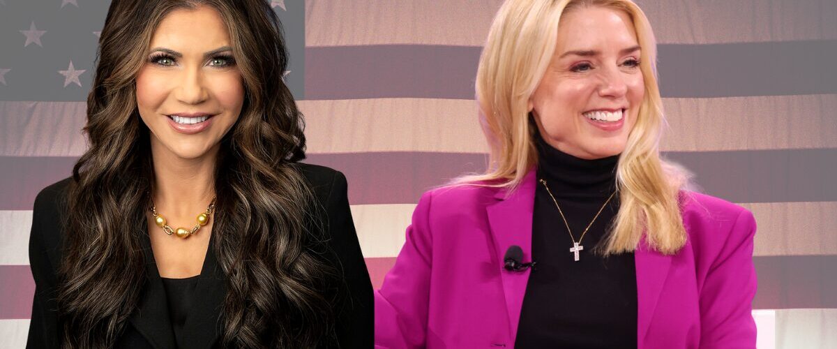 Portraits de Kristi Noem et Pam Bondi