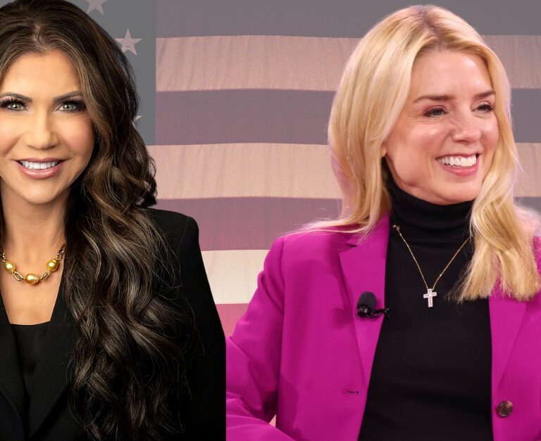 Portraits de Kristi Noem et Pam Bondi