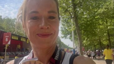 Alice Braham à l'issue du marathon de Londres 2026