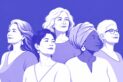 Illustration de femmes d’âges et de profils différents pour un article sur le traitement hormonal de la ménopause en France