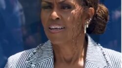 Michelle Obama prononce un discours lors de l’inauguration du Centre présidentiel Obama à Chicago, le 18 juin 2026.
