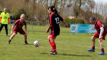 football en marchant