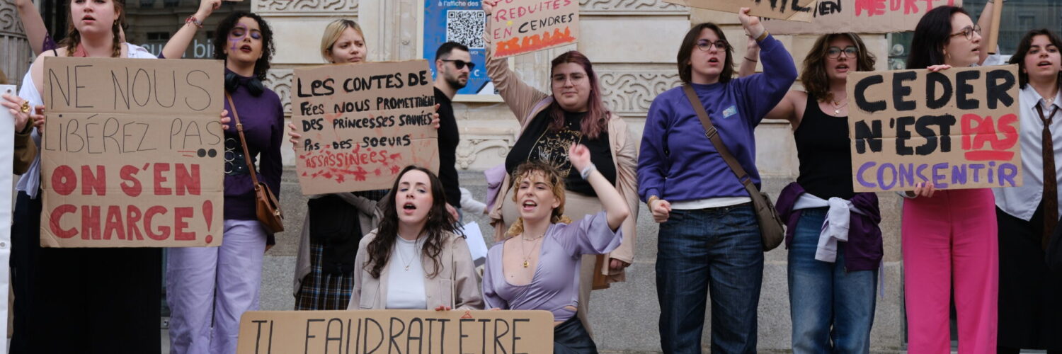 Manifestation féministe à Angers, Anne Lepont, Angers, 8 mars 2025