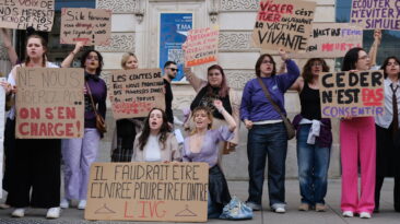 Manifestation féministe à Angers, Anne Lepont, Angers, 8 mars 2025