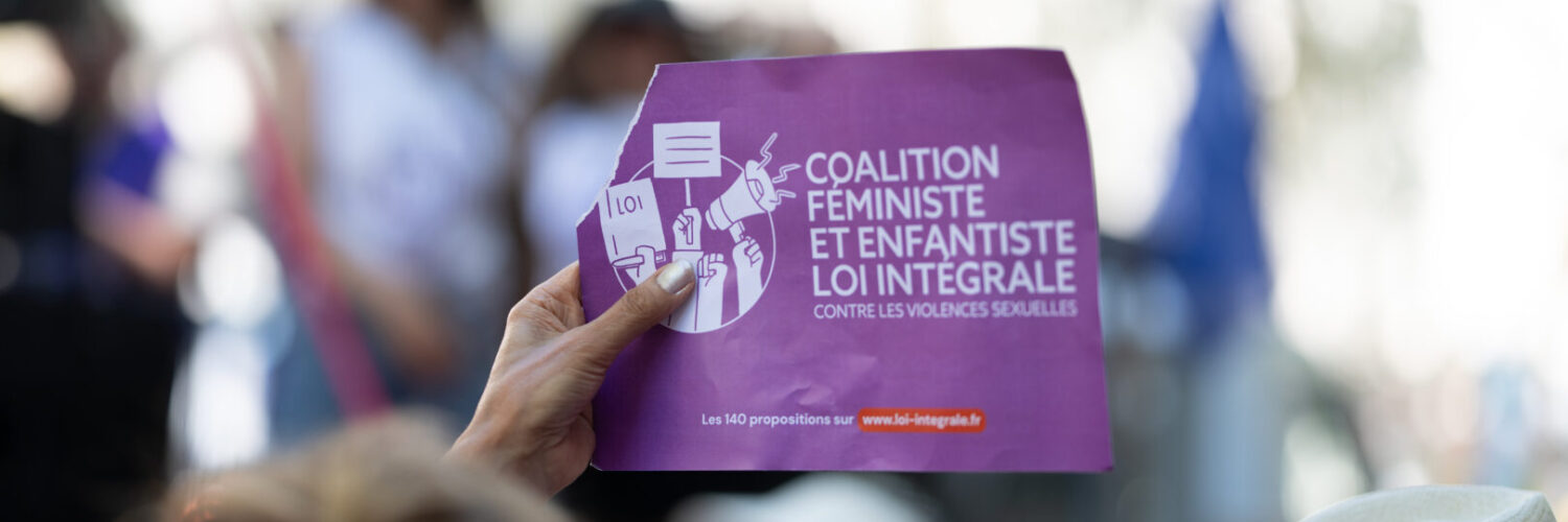 manifestation pour la loi intégrale contre les VSS