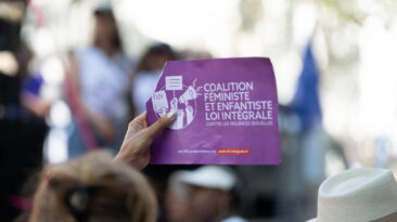 manifestation pour la loi intégrale contre les VSS